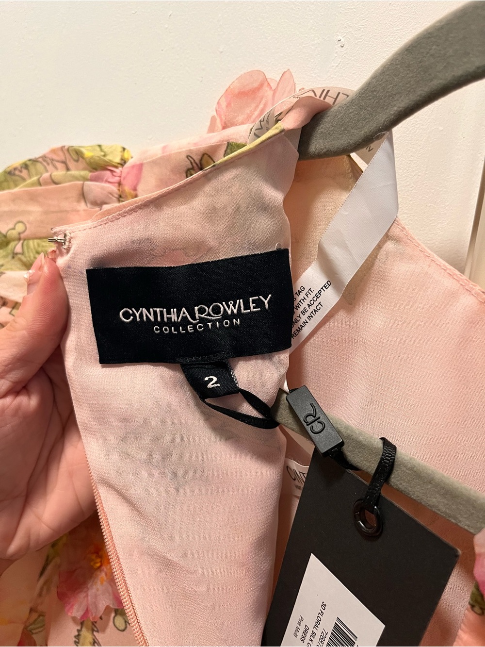 Cynthia Rowley Poppy Pink Silk Mini Dress - Picture 5 of 6